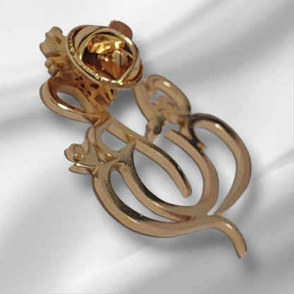 Ganpati Brooches – Premium 22K Gold & Pure 925 Silver Finish