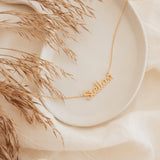 Little Star, Big Love – Custom Kids’ Name Necklace in 22K Gold