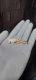 Elegant "I Love Mohammed" Lapel Pin – Premium Gold & Silver Plated Brooch