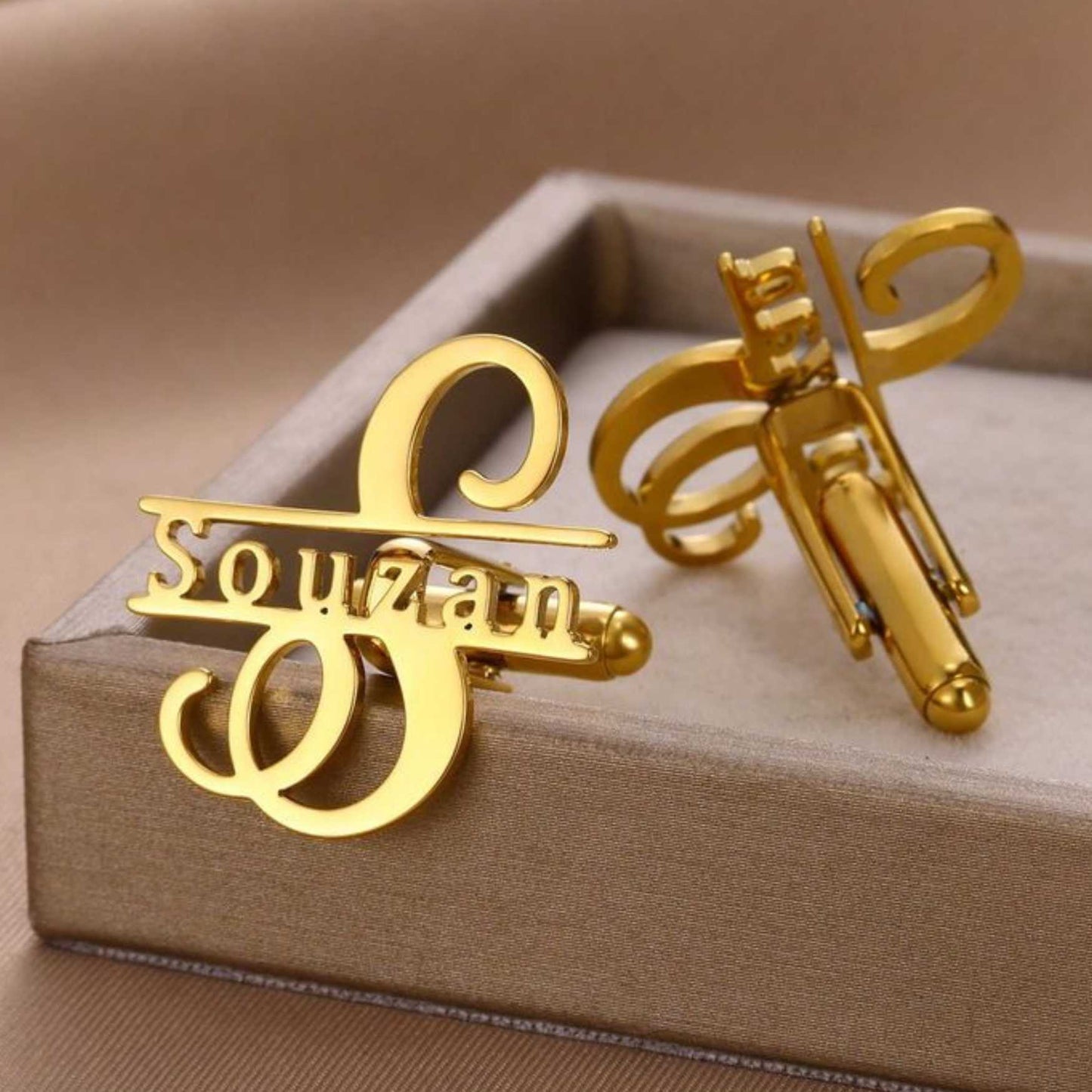 Custom Sterling Silver & 22ct Gold Plated Cufflinks – Timeless, Tarnish-Free