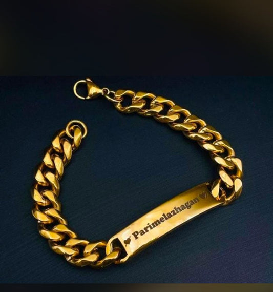 Engraved Bracelet in Gold & Silver – Timeless & Personal