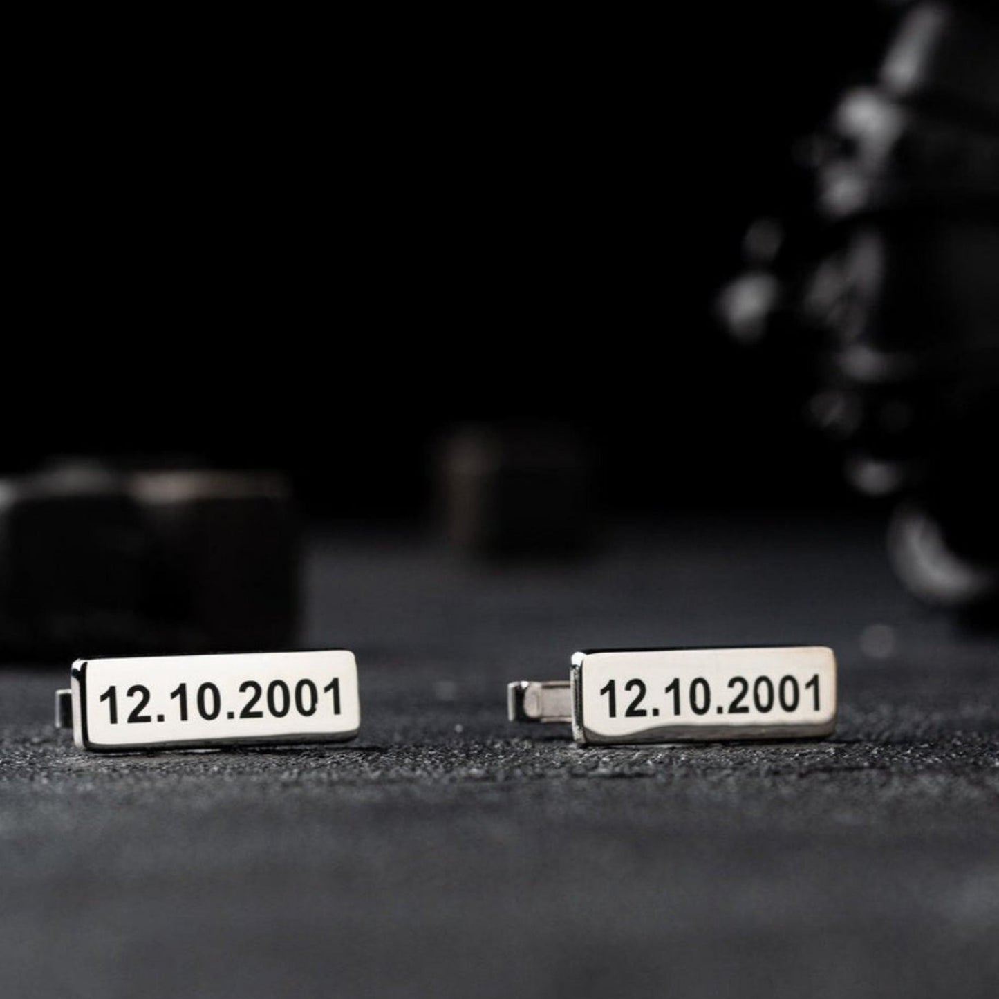 Mark the Day: Personalized Date Cufflinks