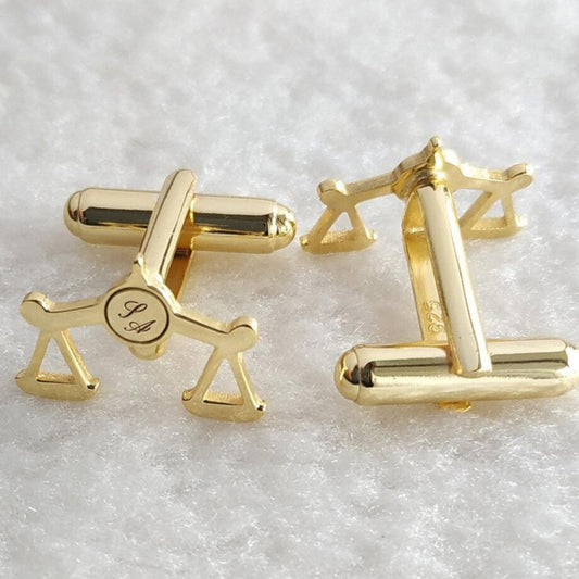 Empowering Elegance: Custom Initial Cufflinks for Advocates