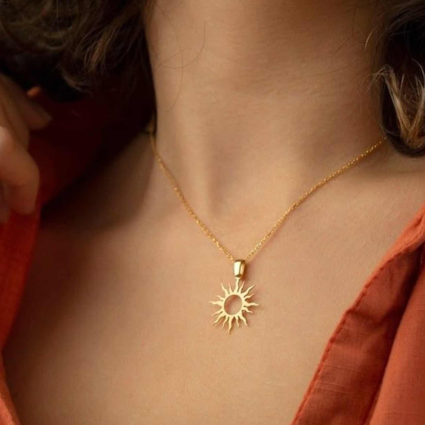 Suraj Sun Locket – 22K Gold Plated & 925 Silver Plated | Spiritual Energy Pendant for Power & Positivity