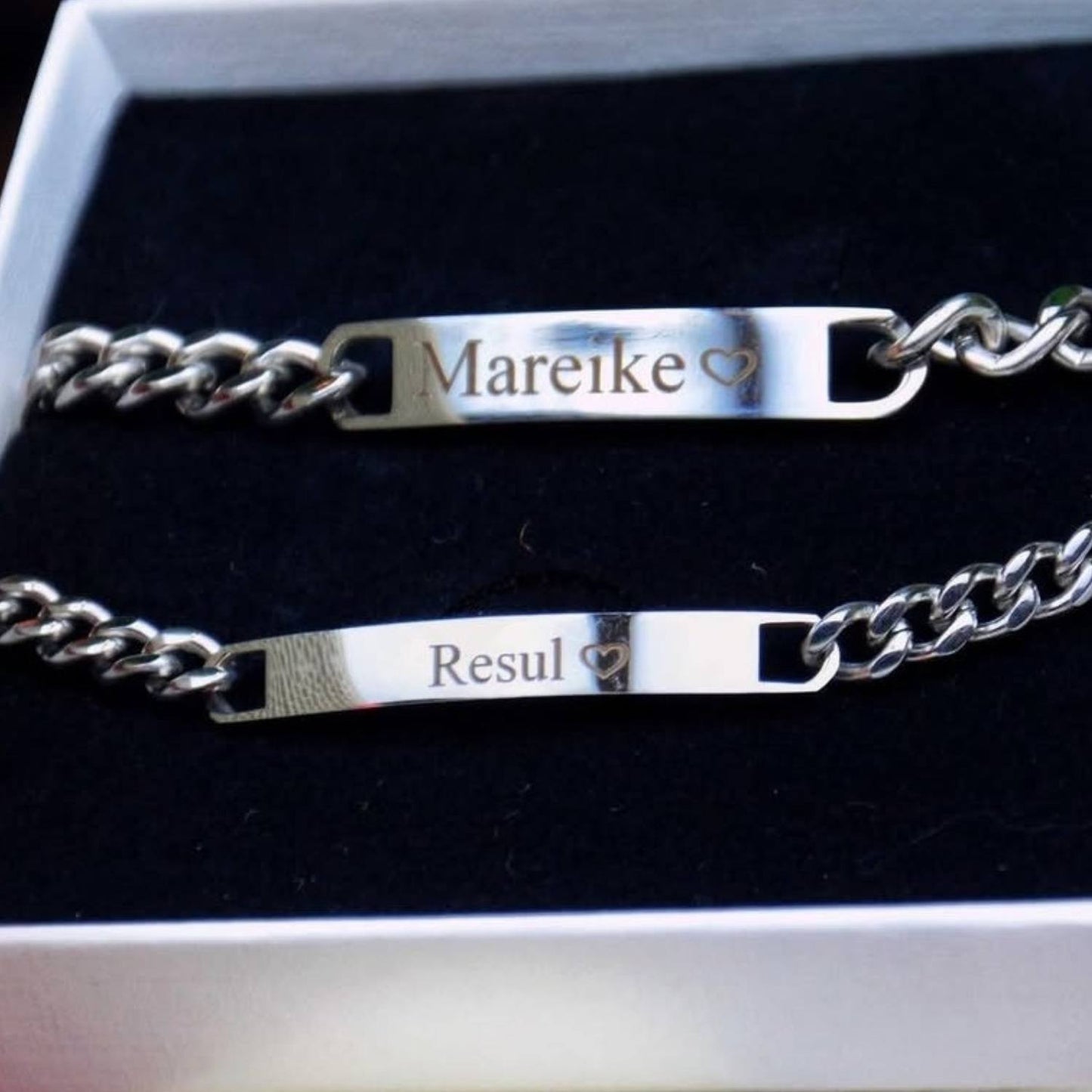 Timeless Couple Bracelets - Personalized, Anti-Tarnish Stainless Steel for Daily Style