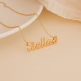 Little Star, Big Love – Custom Kids’ Name Necklace in 22K Gold