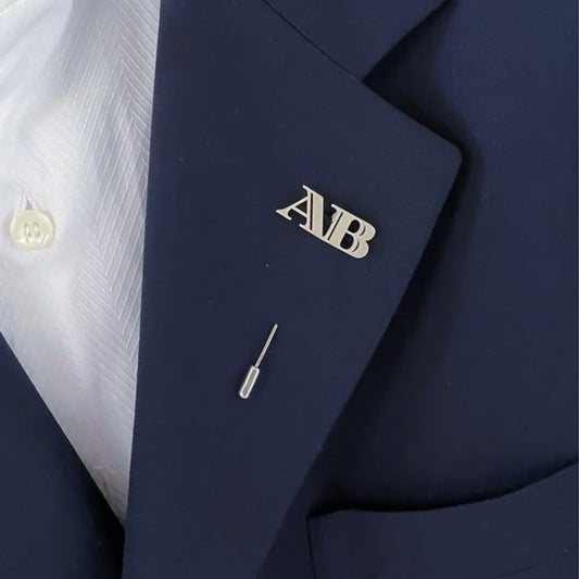 Personalized Initial Coat Pin – Make Your Mark with Style